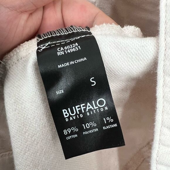 Buffalo David Bitton Pale Pink Cotton Button Jacket S - Picture 5 of 7